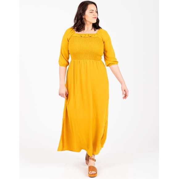 Piper & Scoot Carly Ruffle Smocked Maxi Dress - Picture 2 of 6